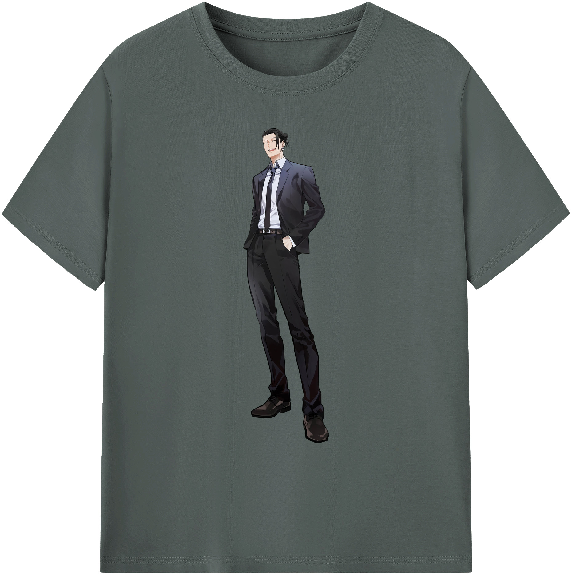 （画像用） 呪術廻戦 Jujutsu Kaisen 綿100％ メンズ半袖Tシャツ｜肌触りやわらか＆通気性